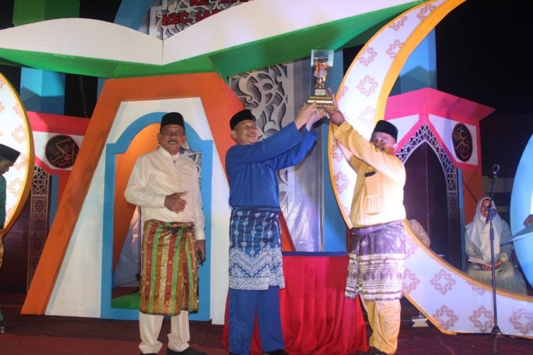 Kampung Sabak Permai Jadi Juara MTQ ke XVII Kecamatan Sabak Auh