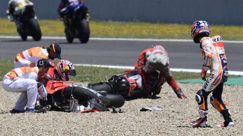 Kecelakaan dengan Duo Ducati, Pedrosa Bantah Tudingan Dovizioso