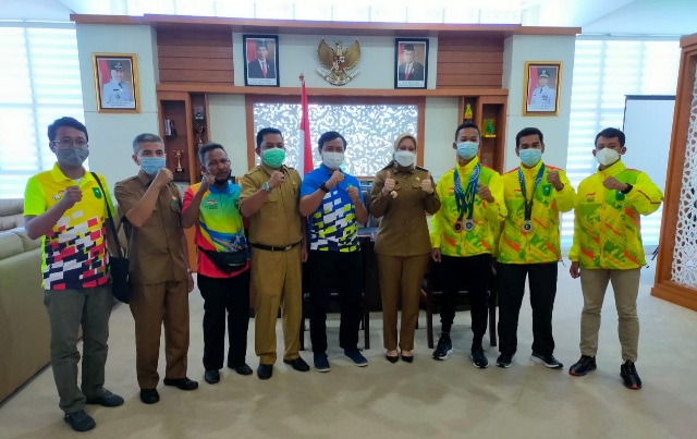 Ketua NPC Riau Apresiasi Pertemuan Atlet Berprestasi NPC Inhu dengan Bupati Rezita