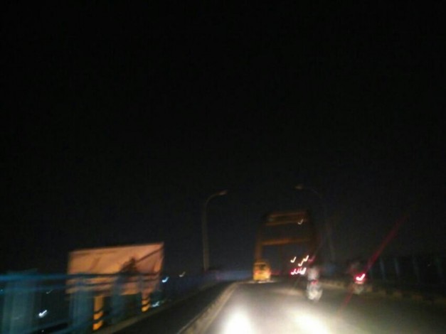 Kondisi Jembatan Siak III Gelap Gulita, Jadi Lokasi Mesum