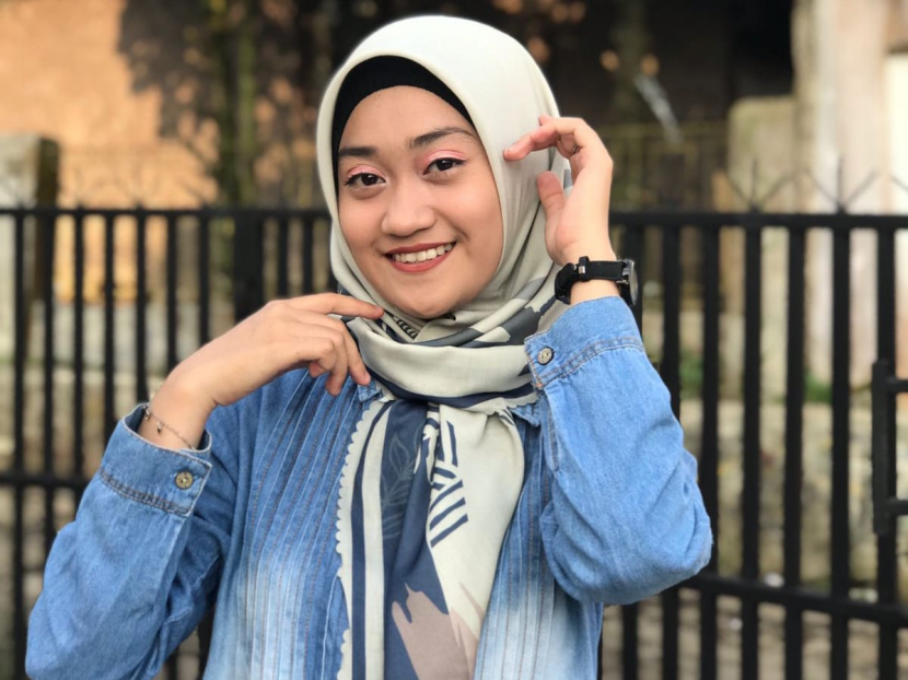 Keren! Anak TKI Malaysia ini Tembus Finalis Kompetisi Hijab Nasional