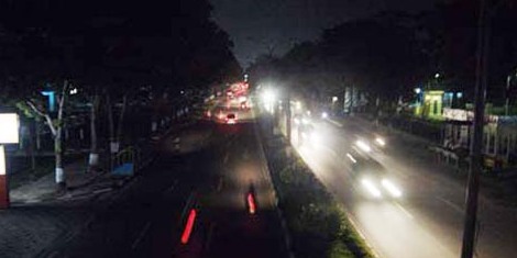 Lampu PJU Pekanbaru Terpaksa di Padamkan Separo