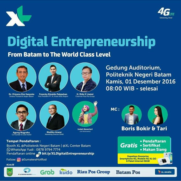XL Gelar Forum Digital Entrepreneurship di Batam