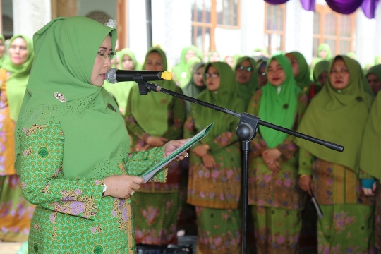 PC Muslimat NU se-Kecamatan Keritang Resmi di Lantik