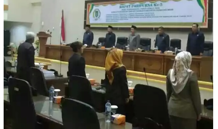 DPRD Inhil Gelar Rapat Paripurna Ke-5 Masa Persidangan I, Tahun Sidang 2018