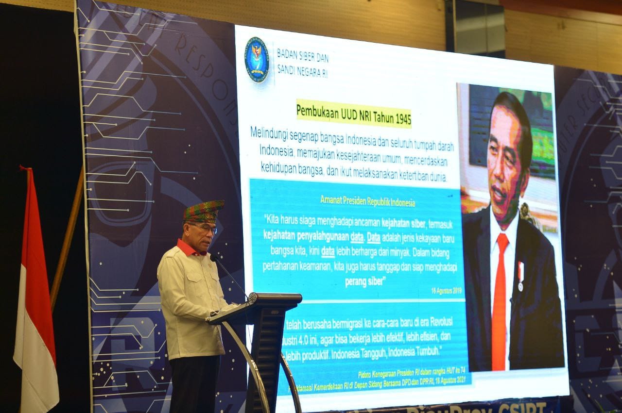 Kepala BSSN Nilai Pemprov Riau Sudah Sangat Siap Aplikasikan Riauprov-CSIRT