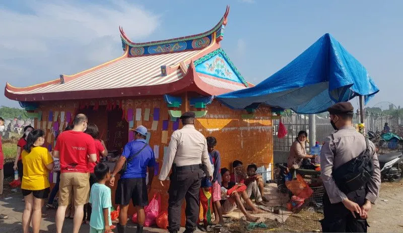 45 Polisi dikerahkan Jaga Kondusifitas Cheng Beng di Meranti