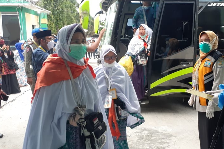 Sebanyak 55 Jemaah Haji Tiba di Riau