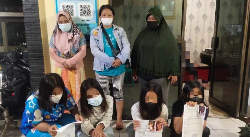 Sering dimarahi orangtua, Empat Gadis Remaja Kabur dan ditemukan di Hotel Pekanbaru