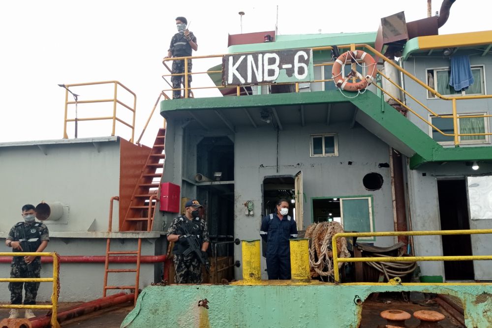 KKP Tangkap Kapal Angkut Pasir di Pulau Rupat, Ini kata Nahkoda KNB-6