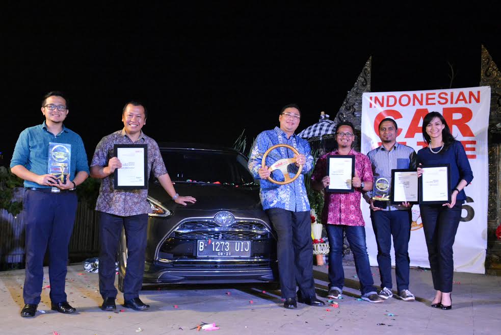 Toyota Tiga Raih Penghargaan  Dalam  Ajang Indonesia Car Of The Year 2016