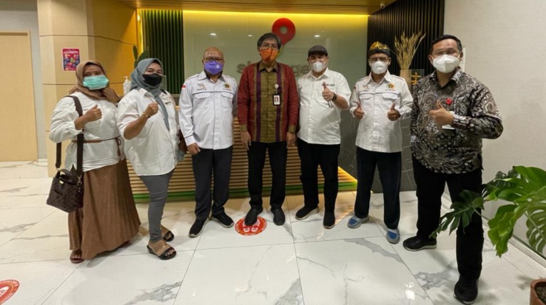 Rangkaian HPN 2022, Ketua PWI Riau Silaturahmi ke SKK Migas Sumbagut