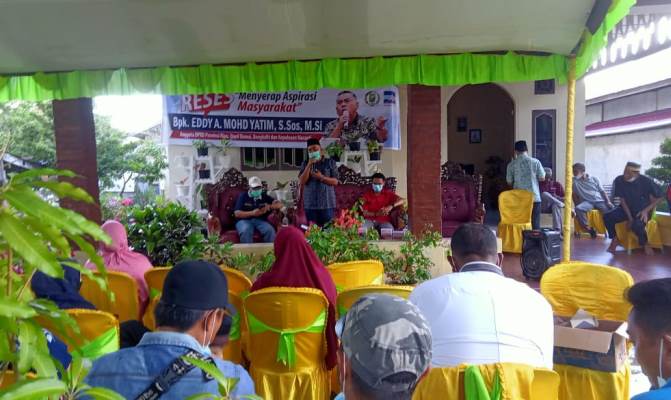 Reses di Kelurahan Purnama, Warga Tanyakan Bantuan Masjid
