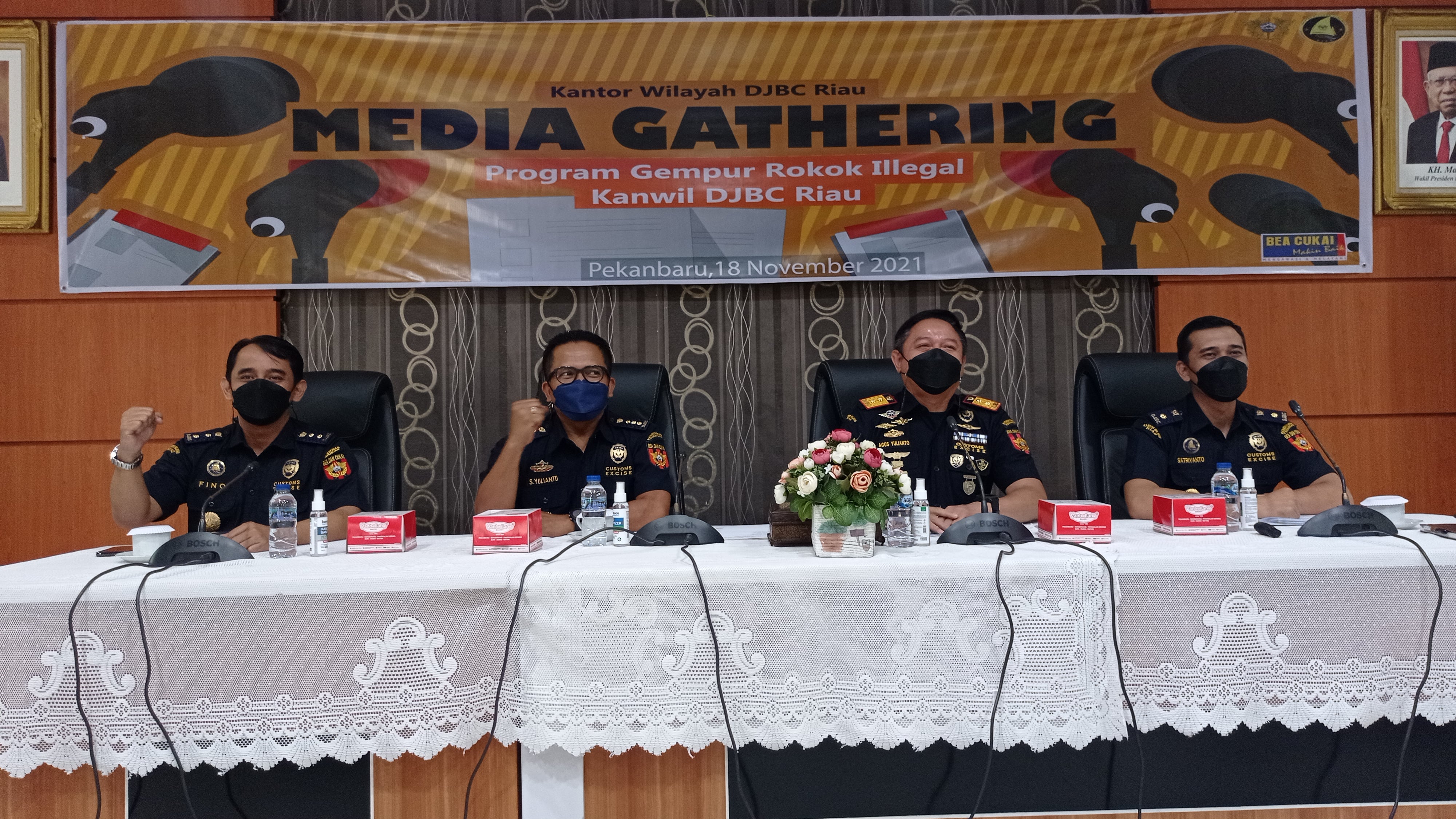Sepanjang 2021, DJBC Riau Sita 13 Juta Batang Rokok Ilegal