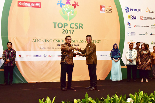 BRK Raih 2 Kategori Anugerah TOP CSR 2017 Versi Majalah Business News