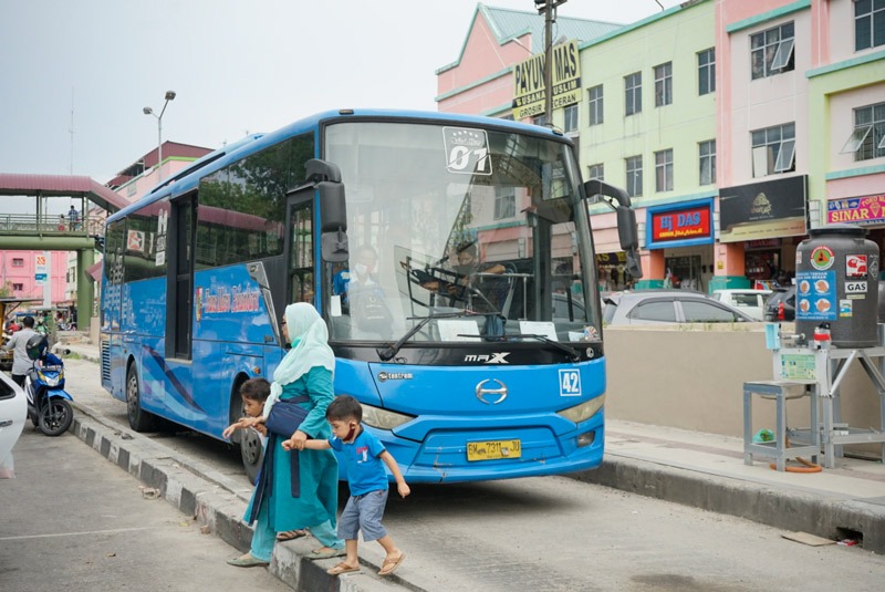 Asyik, 40 Bus Trans Metro Pekanbaru Kembali Beroperasi