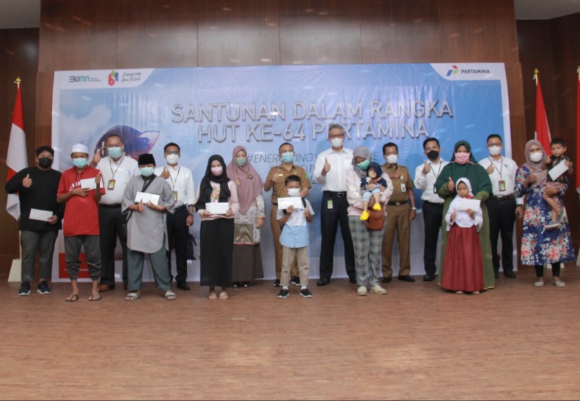 Pertamina Santuni 1.500 Anak Yatim Korban COVID-19 di Sumatera