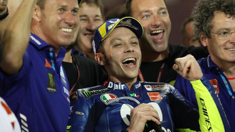 Kontrak Baru dari Yamaha Dibalas Rossi dengan Podium Qatar