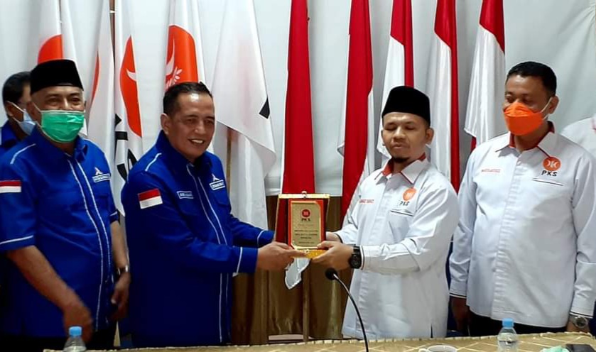 DPD Demokrat Riau Lakukan Silaturahmi Kebangsaan ke DPW PKS