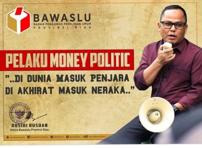 Tujuh Hari Jelang Pilkada,  Bawaslu dan Polisi se Riau akan Patroli  Money Politik*