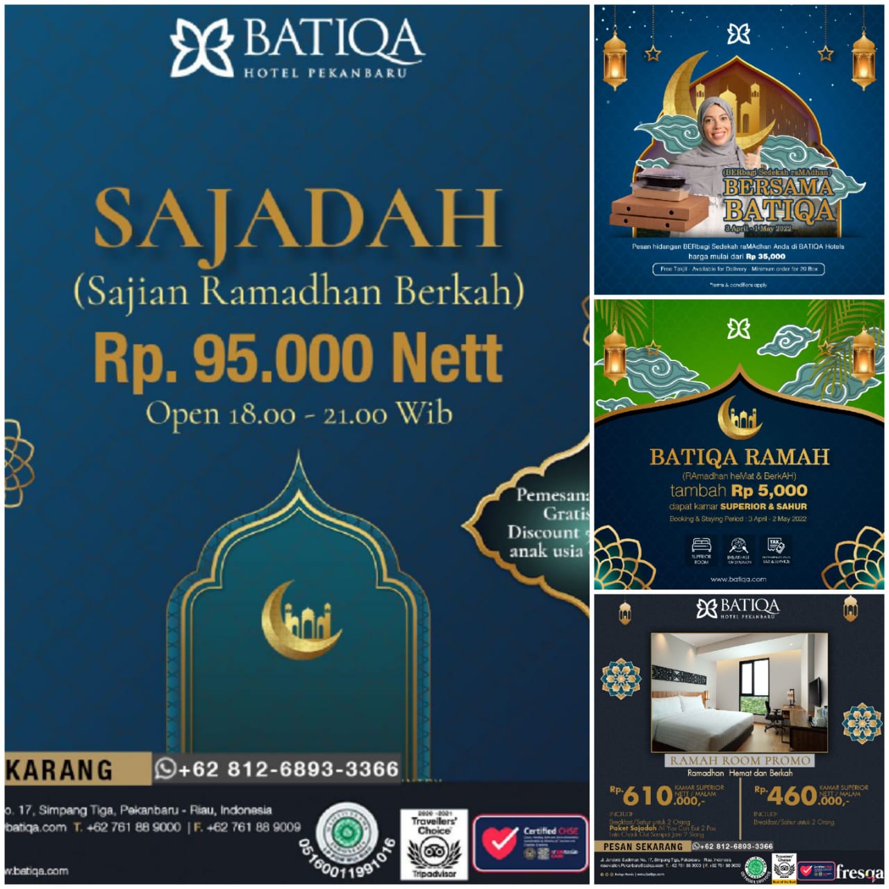 BATIQA Hotel Pekanbaru Hadirkan Promo Sajadah, Sajian Ramadhan Berkah