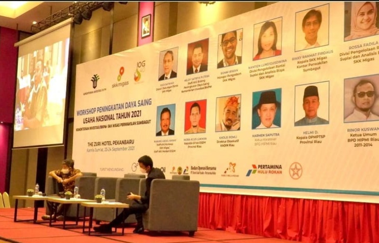 Kementerian Investasi /BKPM dan SKK Migas Adakan Workshop Bagi Pengusaha Industri Hulu Migas di Riau