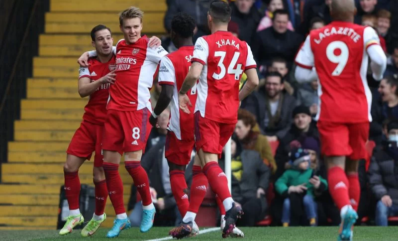 Arsenal Menang 3-2 di Kandang Watford untuk Duduk di Empat Besar