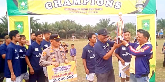 DLH Rohil FC Juara Piala Gubernur Riau 2023