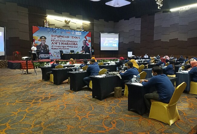 BNNP Riau Gelar Bimtek Pelatihan 30 Warga Penggiat Anti Narkoba