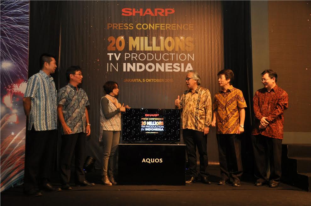 Sharp Tingkatkan Market Share TV Dengan Memproduksi TV ukuran Medium Di Indonesia