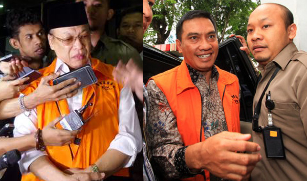 KPK Tahan Bupati Rohul dan Mantan Ketua DPRD Riau