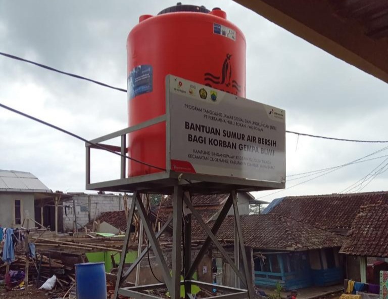 Masuki Masa Pemulihan, PHR Bantu Bangun Sumur Air Bersih untuk Korban Gempa Cianjur