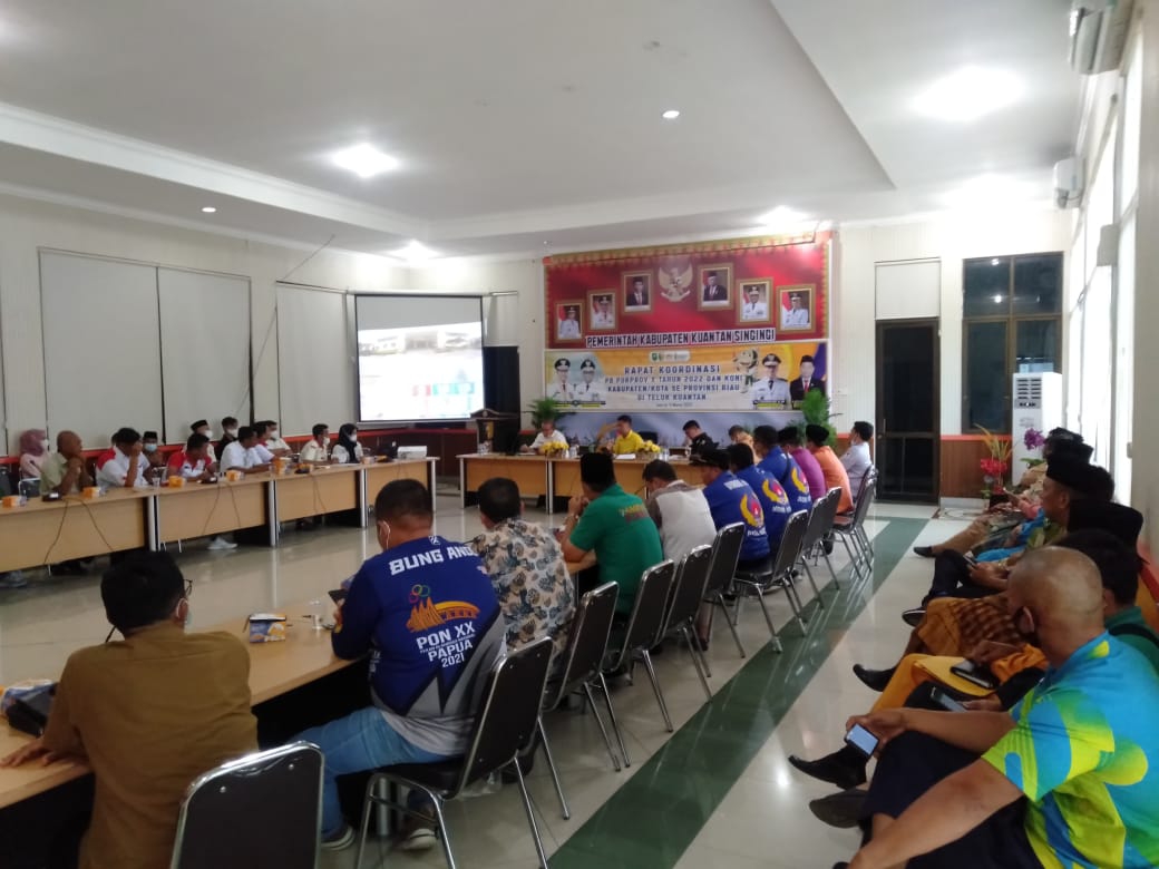 Gelar Rakor Persiapan Porprov X Riau, Pemkab Tunggu Kepastian Pelaksanaan 2 Cabor Ini