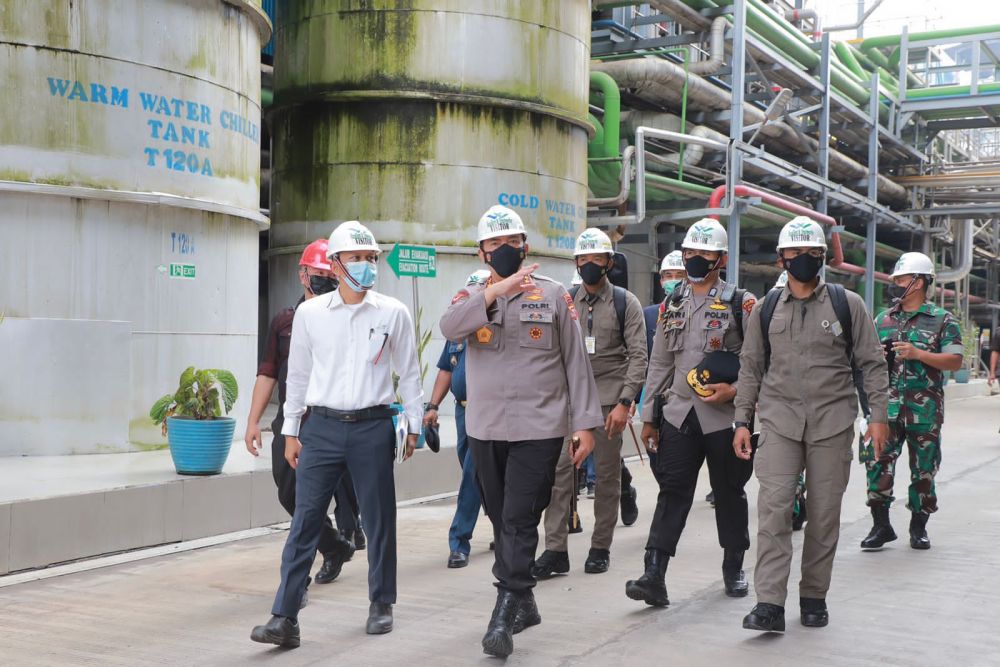Kapolda Riau Tinjau Pabrik Minyak Goreng PT Wilmar Group di Dumai