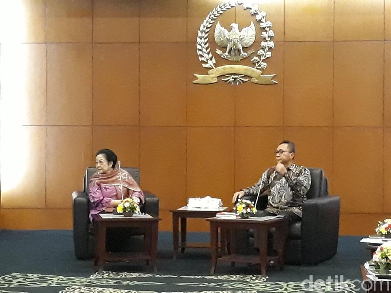 Megawati dan Zulkifli Hasan Gelar Pertemuan Tertutup di MPR