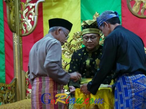 Prosesi Tepuk Tepung Tawar Ketua MPR RI, Zulkifli Hasan Tanpa Datuk Setia Amanah Riau