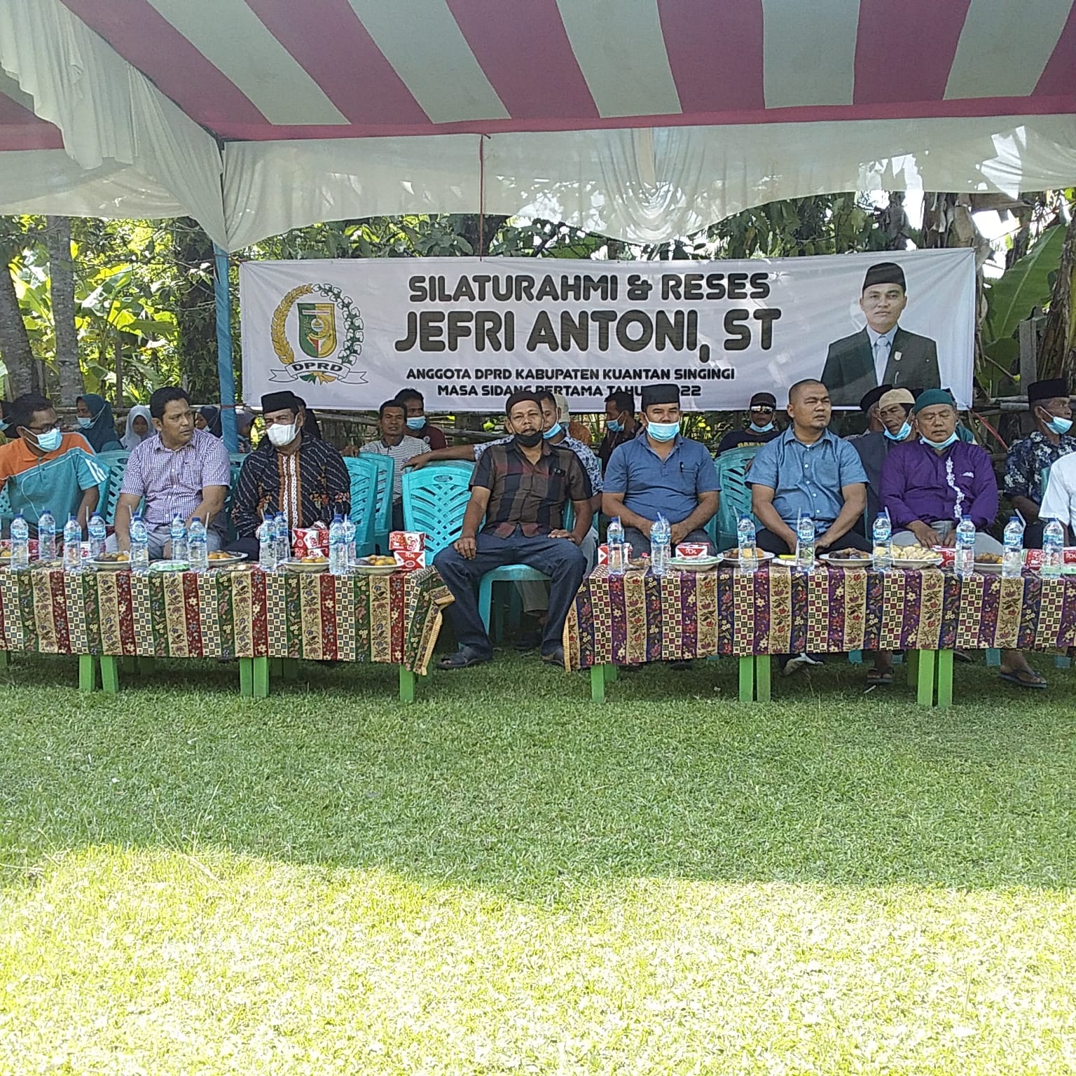 Lakukan Silaturahim, Tokoh Masyarakat Pulau Rengas Ucapkan Terima Kasih ke Jefri Antoni