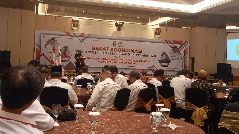 Gelar Rakor, FPK se-Riau Satukan Pemikiran Wujudkan Keharmonisan Masyrakat Hadapi Pemilu