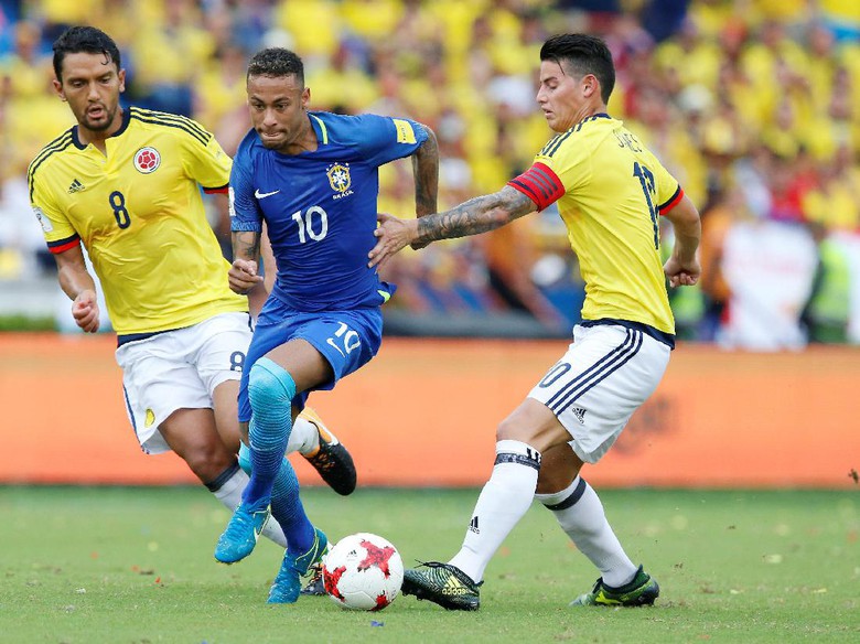 Brasil Imbang 1-1 Lawan Kolombia