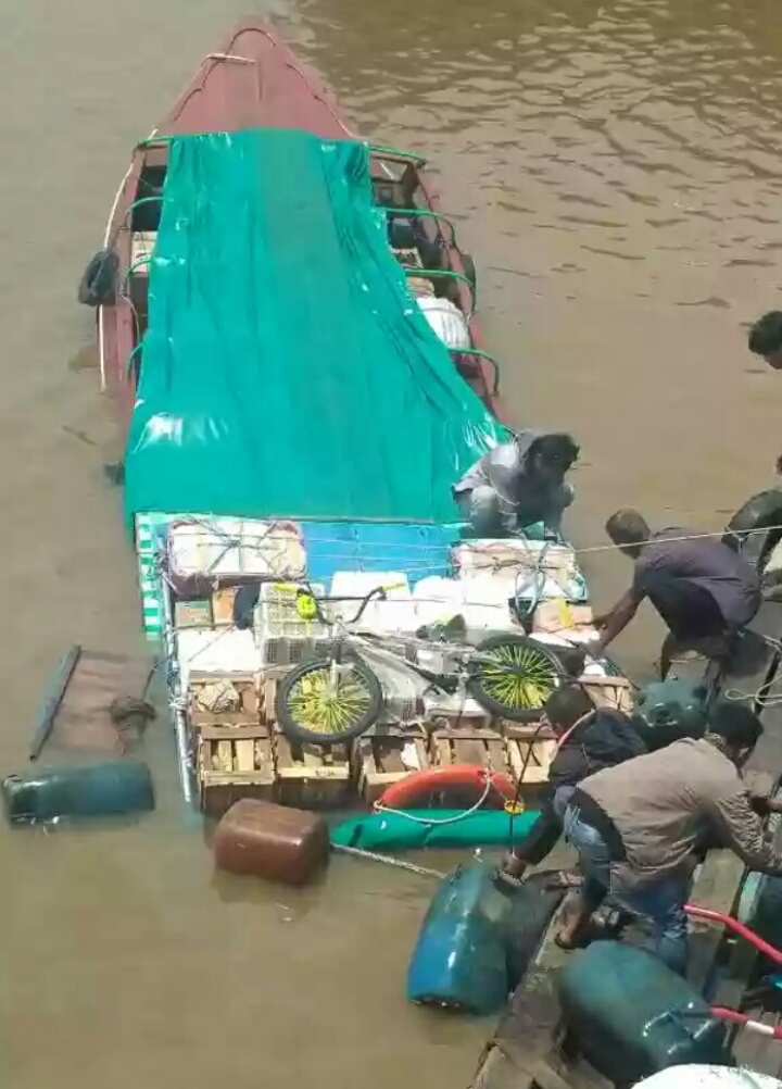 Bocor, Speed Boat Karya Bakti Karam di Perairan Tanah Merah Inhil