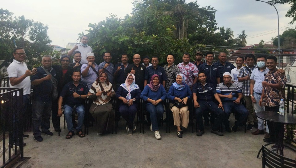 Jadi Konstituen Dewan Pers, Pengurus JMSI Riau Gelar Syukuran