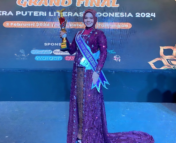 Mahasiswi FH Unilak Melisa Rizka Raih Juara 2 Grand Final Puteri Literasi Indonesia Tingkat Nasional