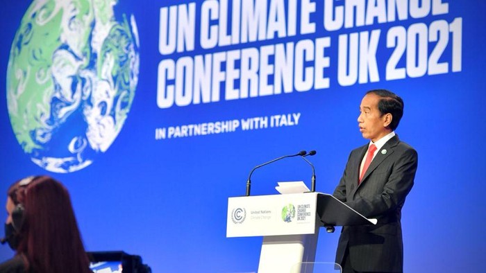 COP26, Jokowi Tagih Kontribusi Negara Maju soal Perubahan Iklim