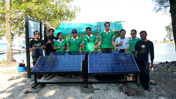 Sharp Dirikan Instalasi Panel Surya Di Pulau Sangiang