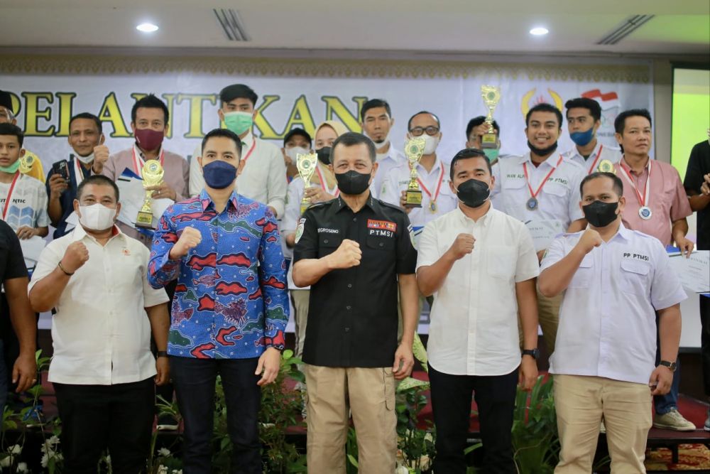 Hadiri Pelantikan PTMSI, Kadispora Riau Ingin Tata Kelola Organisasi Lebih Baik