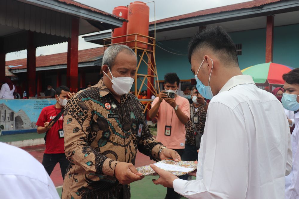 654 Narapidana Riau Terima Remisi Natal, 6 Orang Langsung Bebas
