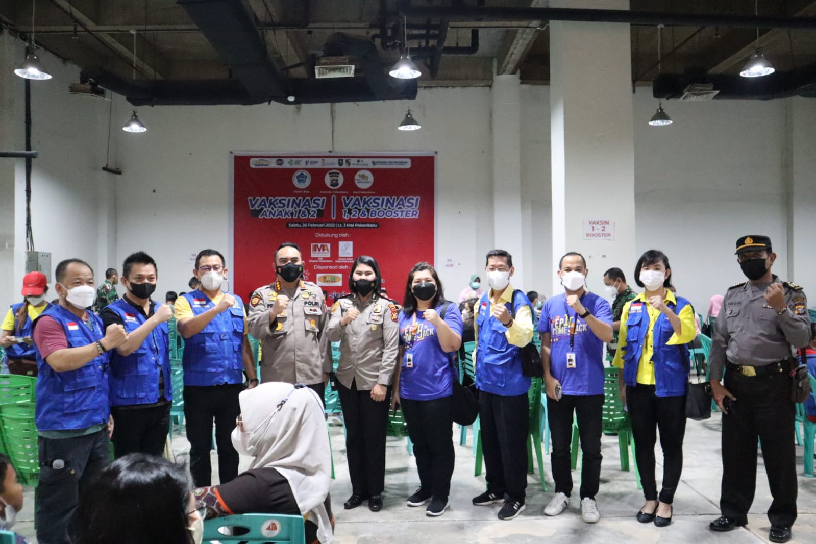 Rangkul PSMTI, Kapolresta Pekanbaru Gesa Vaksinasi di Mall Pekanbaru Demi Putus Mata Rantai Covid-19