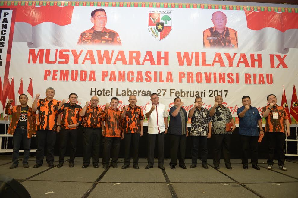 Gubri hadiri Musyawarah Wilayah IX Pemuda Pancasila Prov Riau